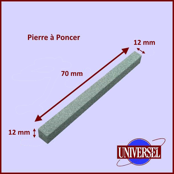 Pierre à poncer spéciale charbons 12x12x70mm