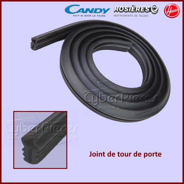 Joint de tour de porte Candy 49023641 - Pièces lave-vaisselle