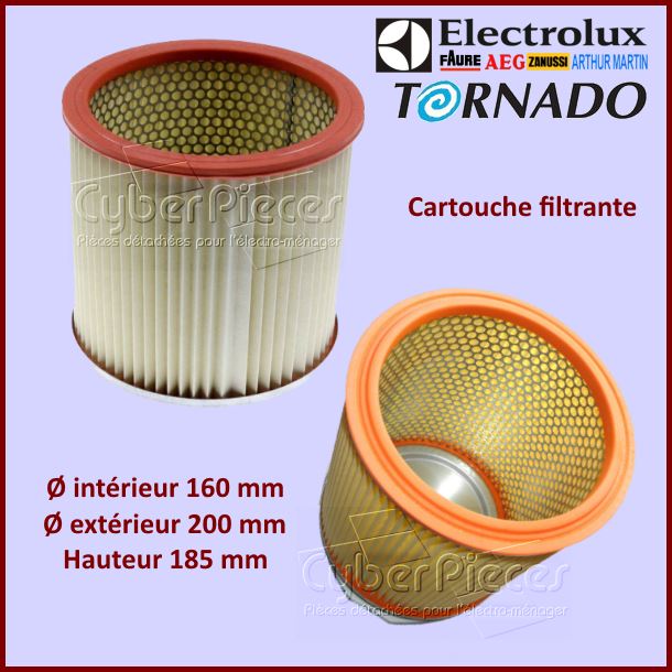 Filtre cartouche Bidon Type S09 Electrolux 53190095090 - Pièces asp...