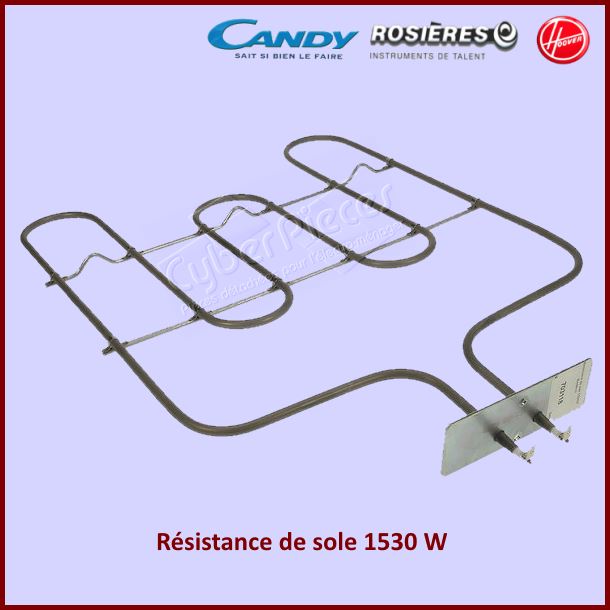 Résistance de sole 1530W Candy 44002687 - Pièces four