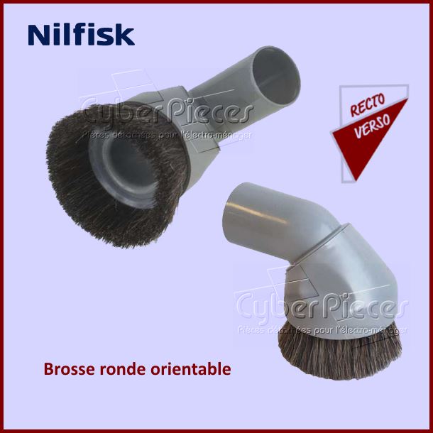 Brosse Ronde Orientable 32mm Nifilsk 11276901 - PiÃ¨ces aspirateur