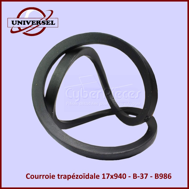 Courroie trapézoïdale 17x940 - B-37 - B986
