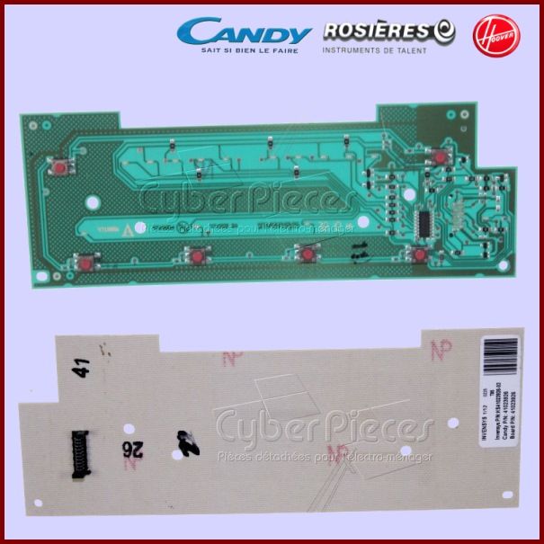 Carte Electronique Candy 41023926 -  Pièces machine à laver