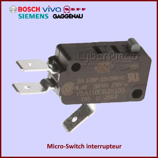 Micro-Switch interrupteur de pression Bosch 00069796
