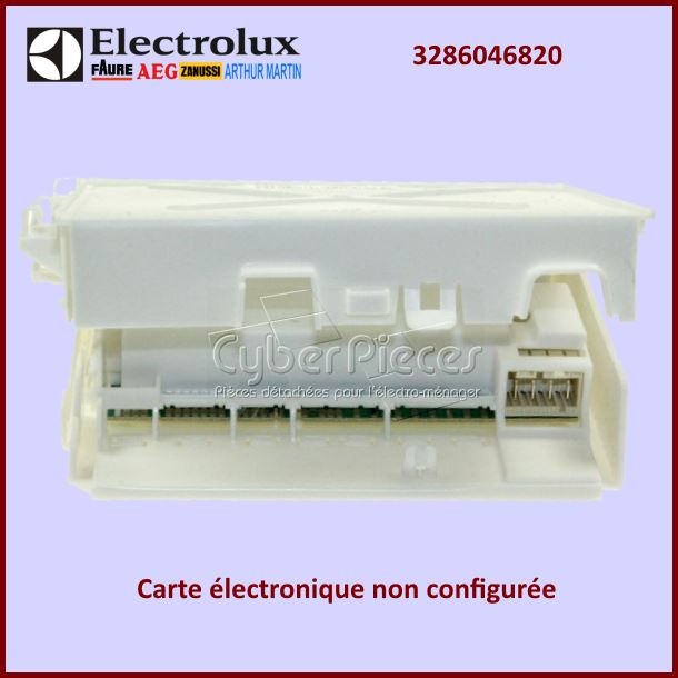 Carte électronique EDW1X Electrolux 3286046820 à configurer par nos...