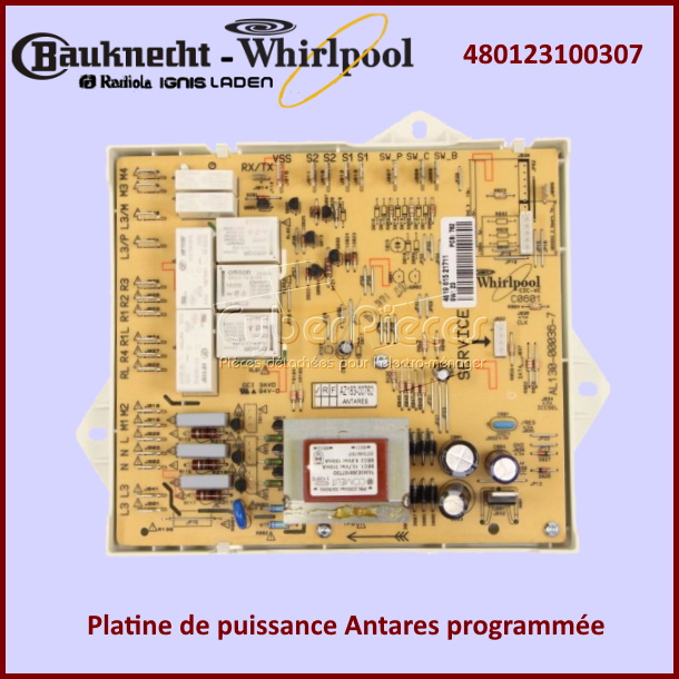 Platine de puissance Antares Whirlpool 480123100307
