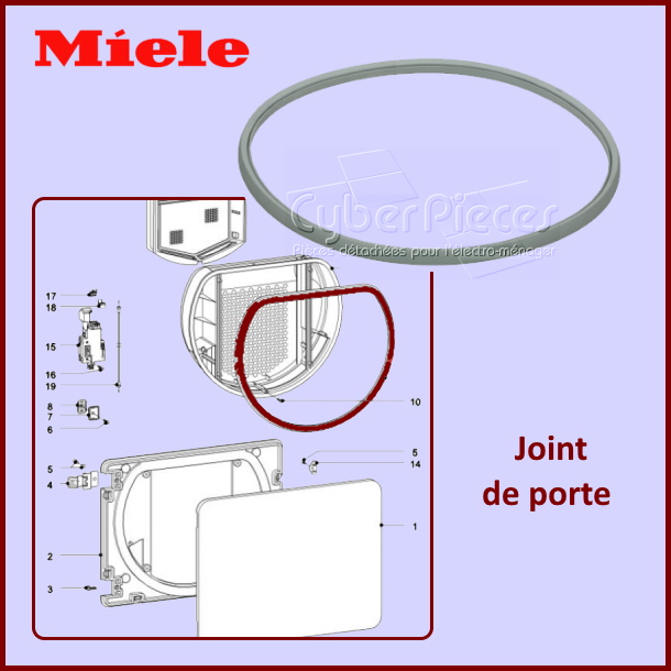 Joint de porte Miele 5252913