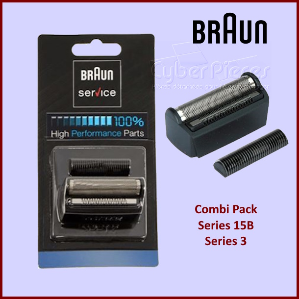 Tête et couteau de rasoir Braun 15B / CP629
