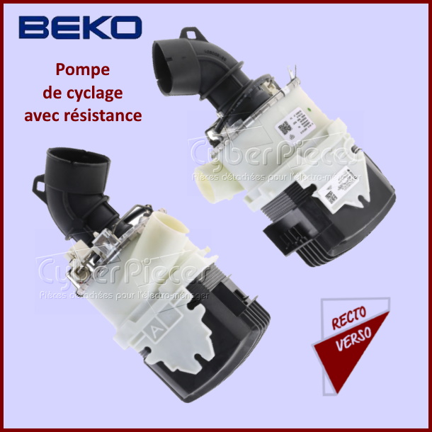 Pompe de cyclage avec résistance Beko 1762650500