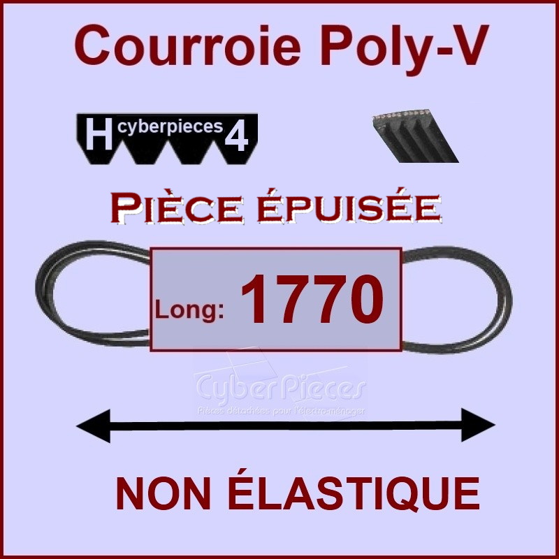 Courroie 1770H4 Contitech - 421307857391 - PiÃ¨ces sÃ¨che-linge