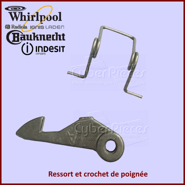 Ressort de poignée Indesit C00019704
