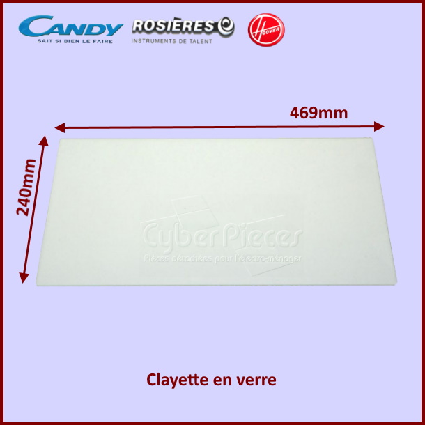 Clayette en verre Candy 41005410