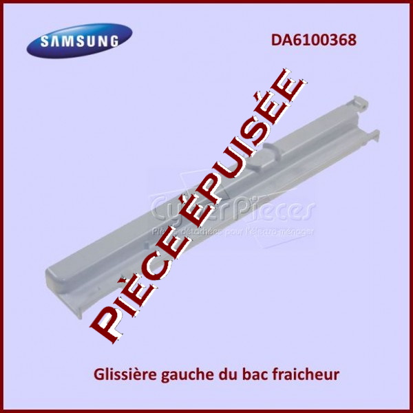 Glissière gauche du bac fraicheur Samsung DA6100368 - Pièces réfrig...