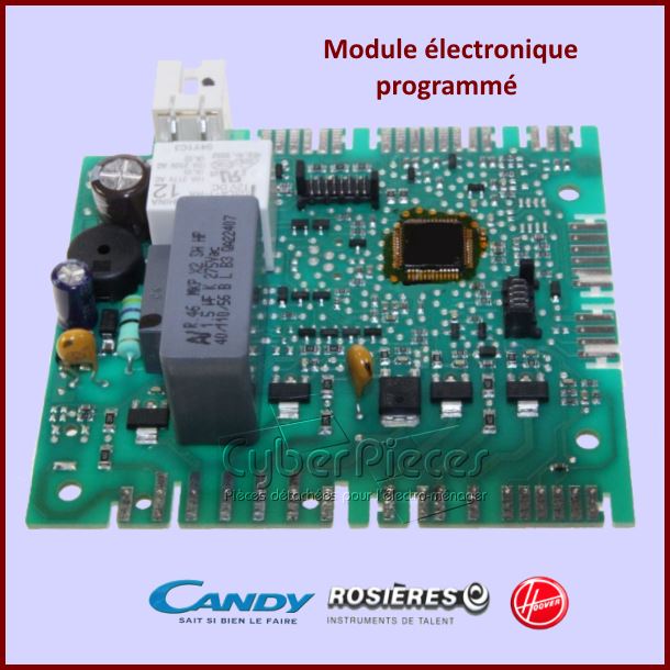Carte électronique programmée Candy 41029100 - Pièces lave-vaisselle