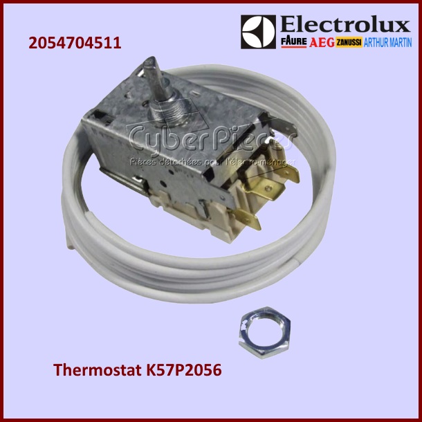Thermostat K57P2056 Electrolux 2054704511 - Pièces réfrigérateur & ...