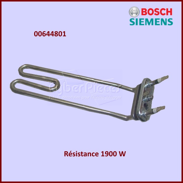 Résistance 1900W Bosch 00644801 -  Pièces machine à laver