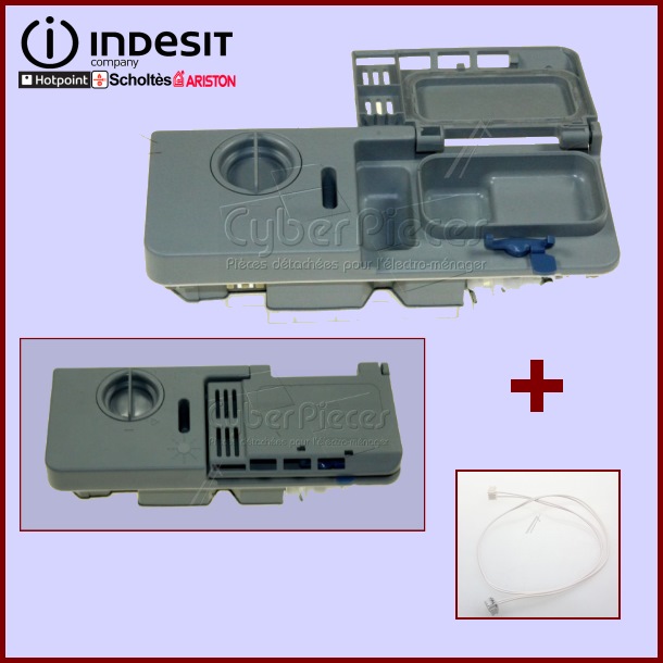 Boite à Produits distributeur Indesit C00144172 - Pièces lave-vaiss...