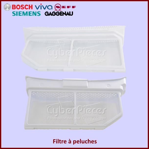 Filtre à peluches Bosch 00752387 - Pièces sèche-linge