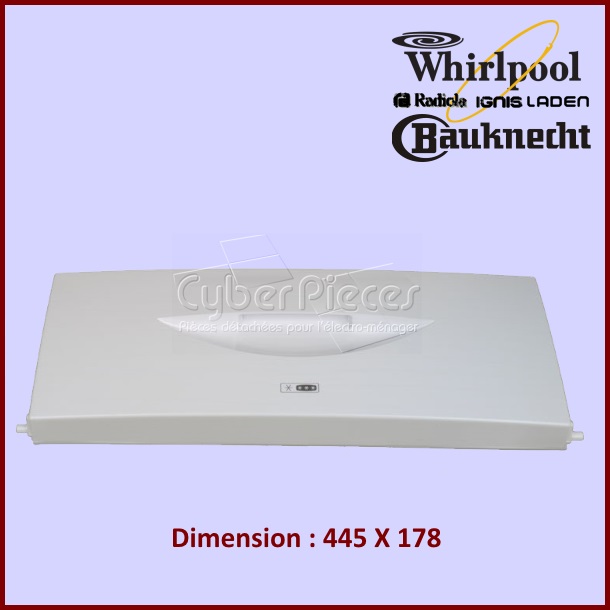 Portillon du Freezer Table Top Whirlpool 481241619642 *** Pièce épuisée ***