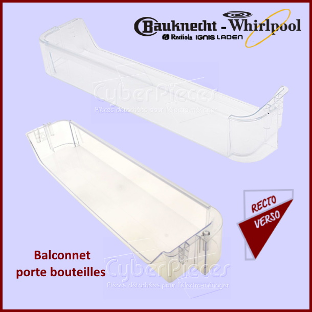 Balconnet Porte Bouteilles 480132102056 - Pièces réfrigérateur & co...