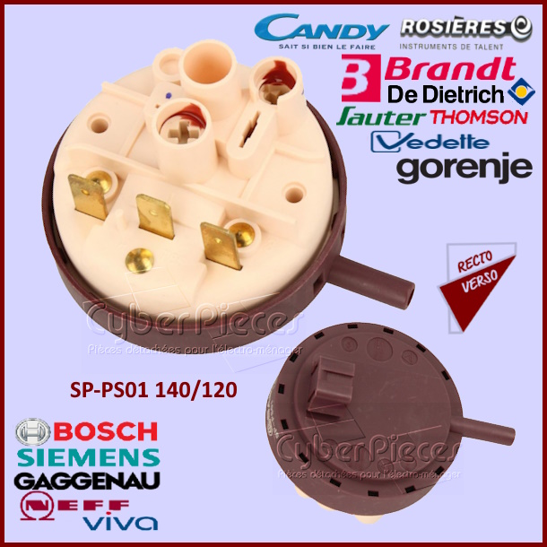 Pressostat sécurité SP-PS01 140/120