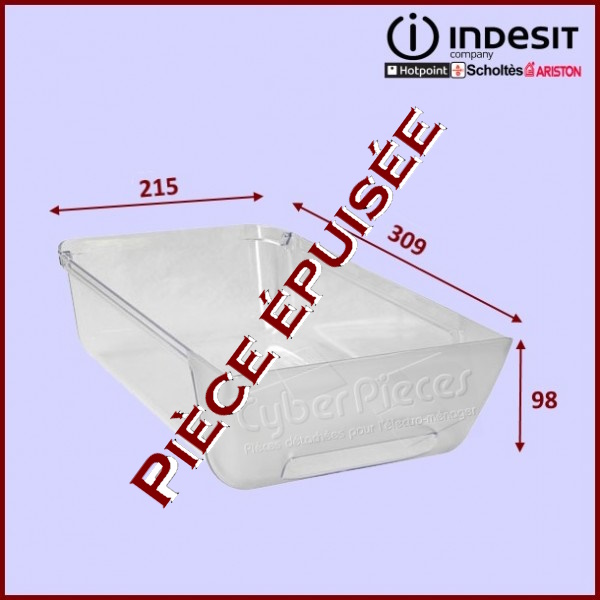 Bac à Viande ou Fromage C00283755 - Pièces réfrigérateur & congélateur