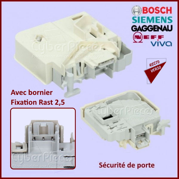 Securite de porte Bosch 00616876 -  PiÃ¨ces machine Ã  laver