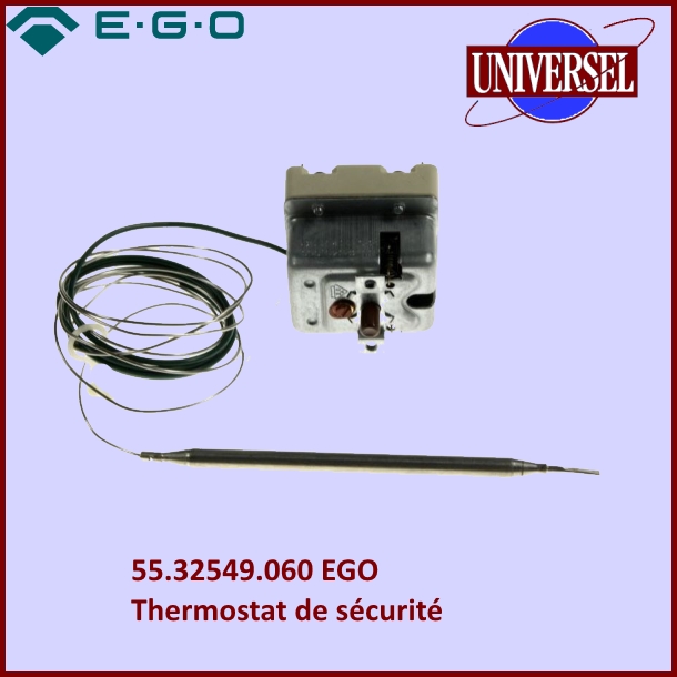 Thermostat de sécurité Friteuse Pro Triphasé EGO 55.32549.060 - Piè...
