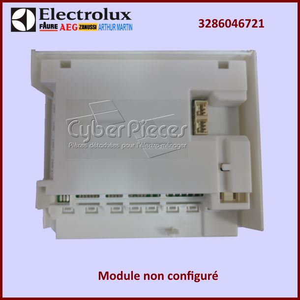 Carte électronique EDW1XX Electrolux 3286046721 à configurer par no...