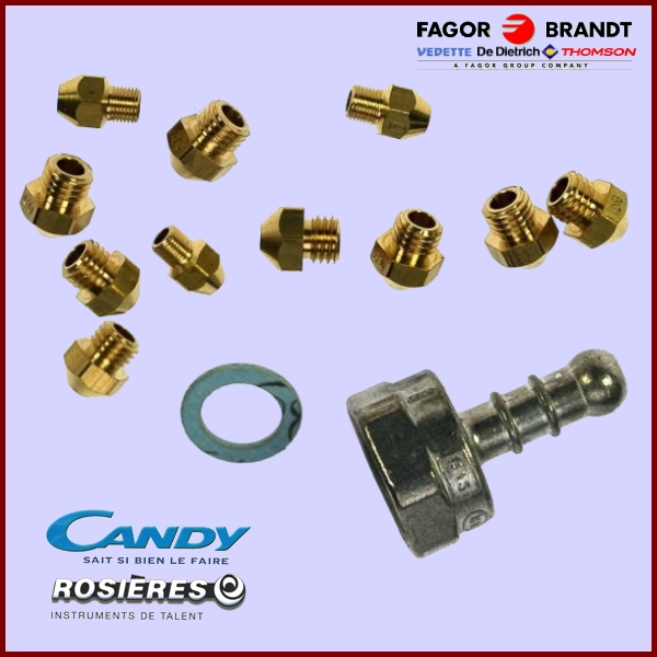 Jeu D'injecteurs Gaz Butane + Tetine 93575264 - Pièces four