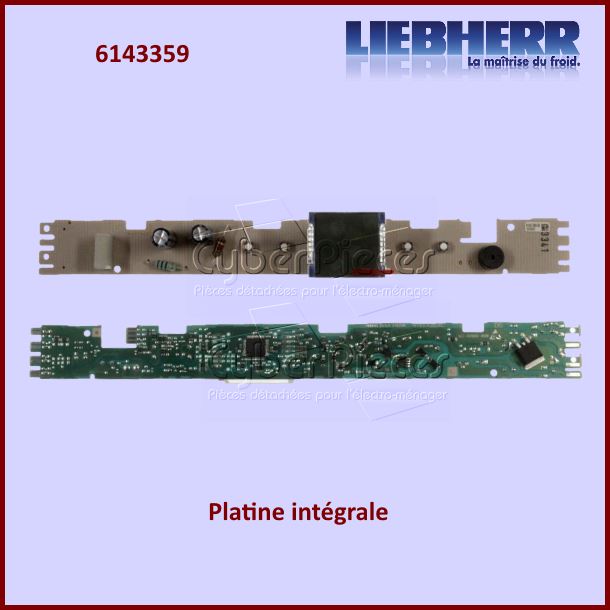 Carte électronique intégrale Liebherr 6143359 - Pièces réfrigérateu...