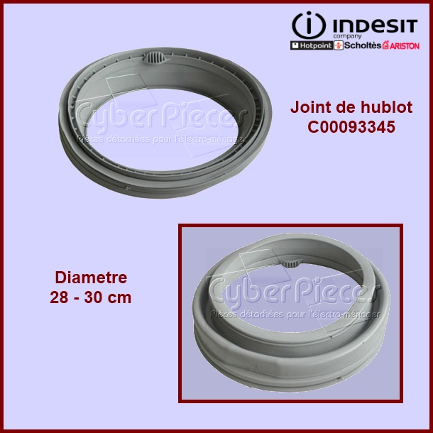 Manchette de hublot Indesit C00093345 -  Pièces machine à laver