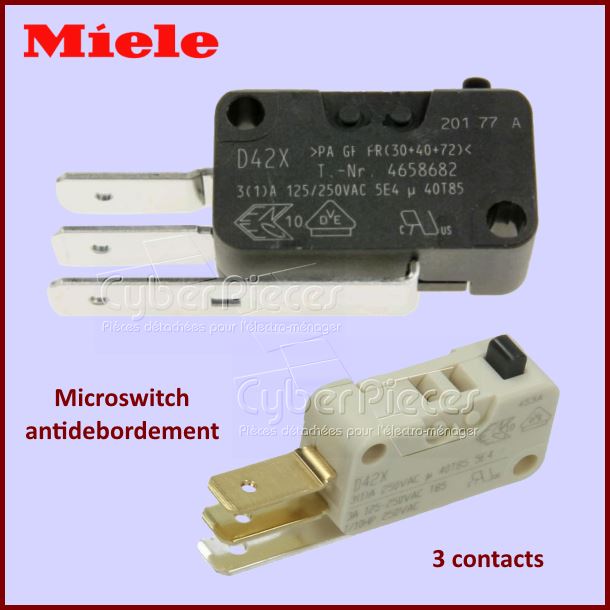 Microswitch antidebordement (D42X) interrupteur 3 contacts - Pièces...
