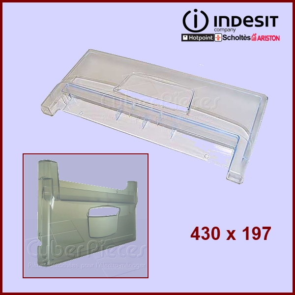 Façade de tiroir Indesit C00283745 - Pièces réfrigérateur & congéla...
