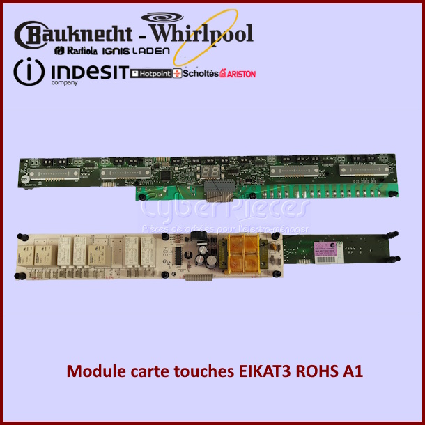 Module carte touches EIKAT3 ROHS A1 Indesit C00259067