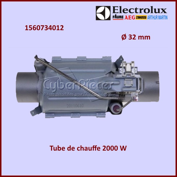ÃlÃ©ment Chauffant 2000w Electrolux 1560734012 - Version d'origine -...