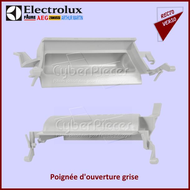 Poignée d'ouverture grise Electrolux 1118524295 - Pièces lave-vaiss...