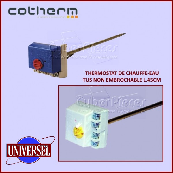 THERMOSTAT DE CHAUFFE-EAU TUS NON EMBROCHABLE L.45CM COTHERM - Pièc...