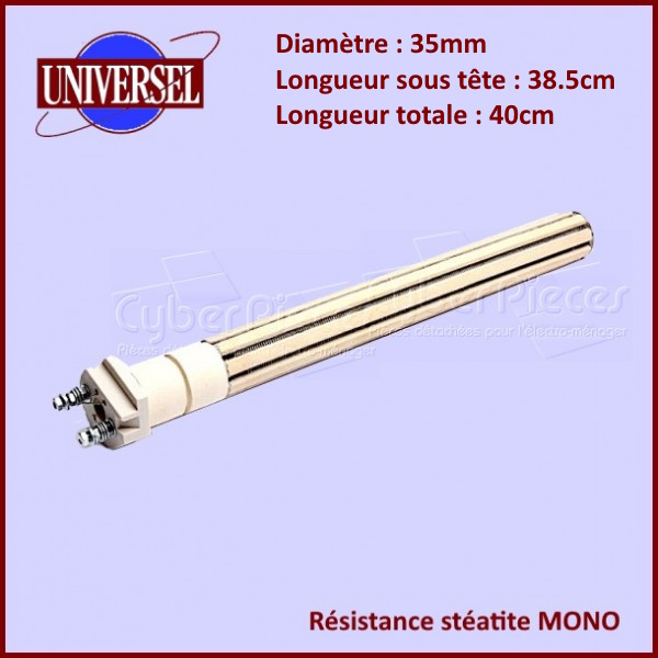 Resistance Steatite 2000W MONO.D.32MM L.35CM - PiÃ¨ces chauffe-eau