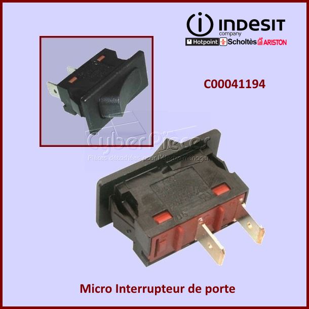Micro Interrupteur de porte Indesit C00041194 - Pièces lave-vaisselle