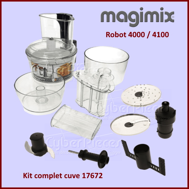 Kit cuve complet Magimix 17672 robot 4000 / 4100 / 4200 - PiÃ¨ces ro...