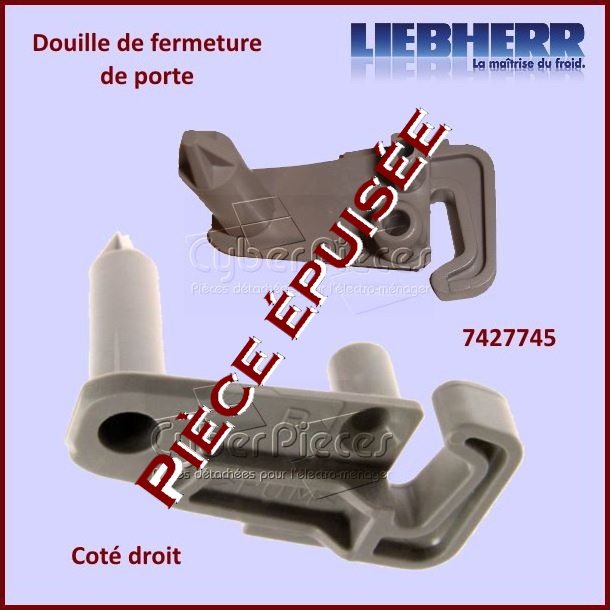 Douille droite de fermeture de porte Liebherr 7427745 - Pièces réfr...