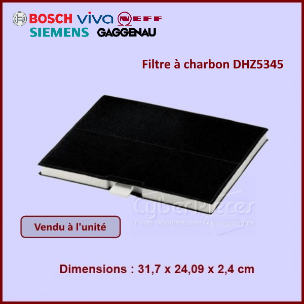 Filtre à charbon DHZ5345 Bosch 11026771 - Pièces hotte
