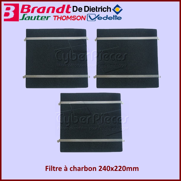 Filtre à charbon Brandt 74X0998