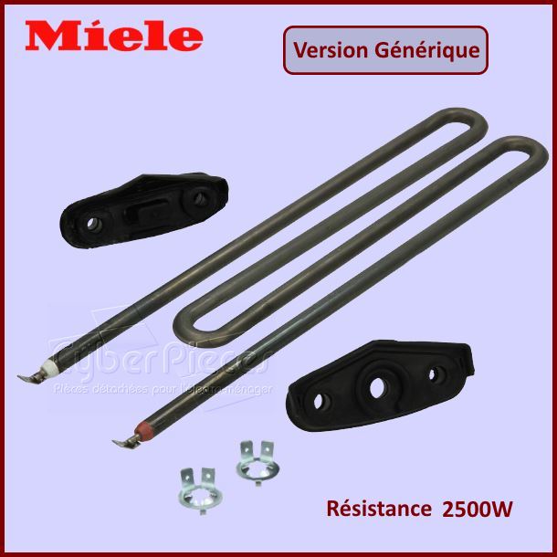 Résistance 2500W - 230V Adaptable Miele 4748124 -  Pièces machine à...
