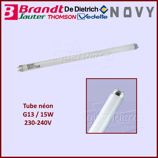 Tube néon 15W Brandt 79X1159 - Pièces hotte