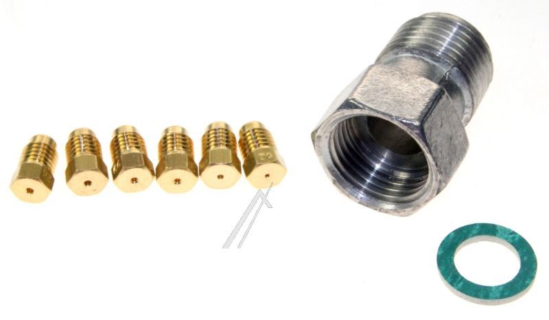 Jeu d'injecteurs gaz naturel avec raccord - Pièces four