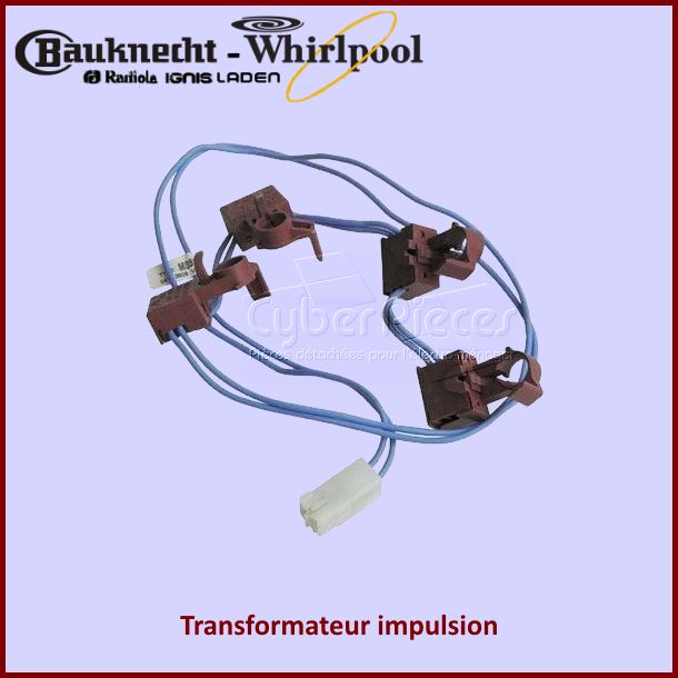 Transformateur impulsion Whirlpool 481214208002 - Pièces table de c...