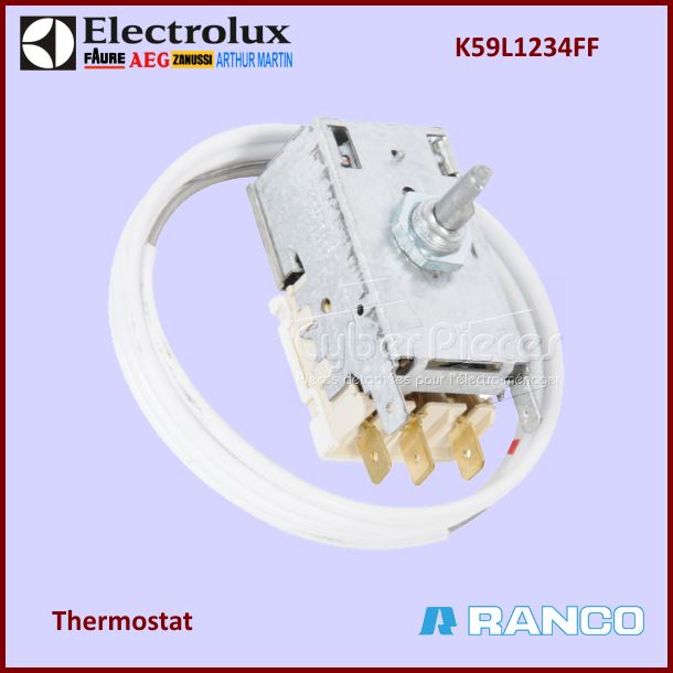Thermostat K59L1234FF Electrolux 2262136027 - Pièces réfrigérateur ...