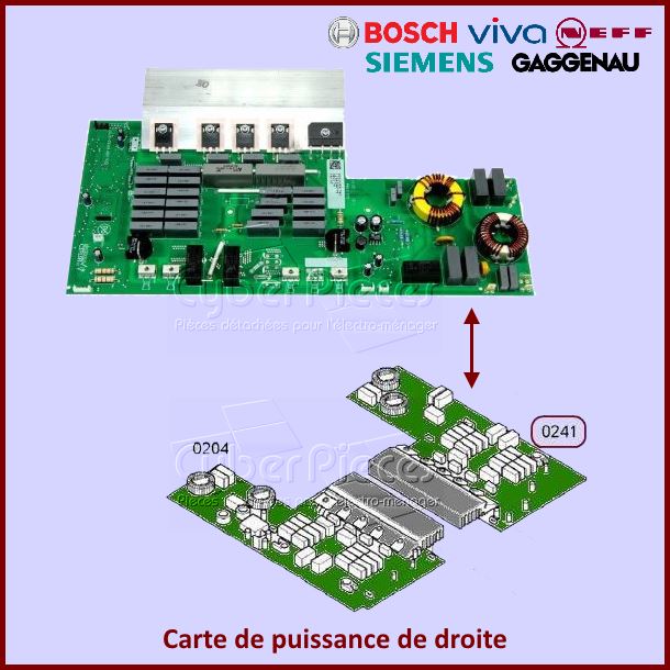Carte électronique De Puissance programmé Bosch 00447714 - Pièces t...